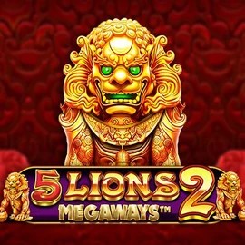 5 Lions Megaways 2 online game logo by Pragmatic Play on betamoscasino.com