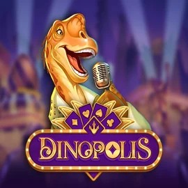 Dinopolis slot logo by Push Gaming at Betamo Casino